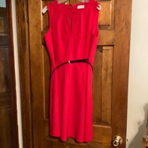 Calvin Klein Belted dress.
